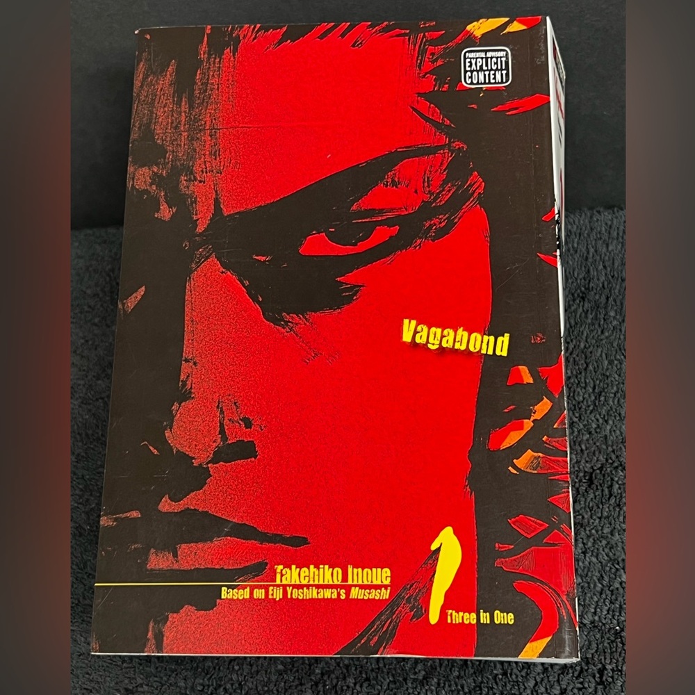 Vagabond Volume 1 Three In One Paperback Book Takehiko Inoue Musashi Vizbig